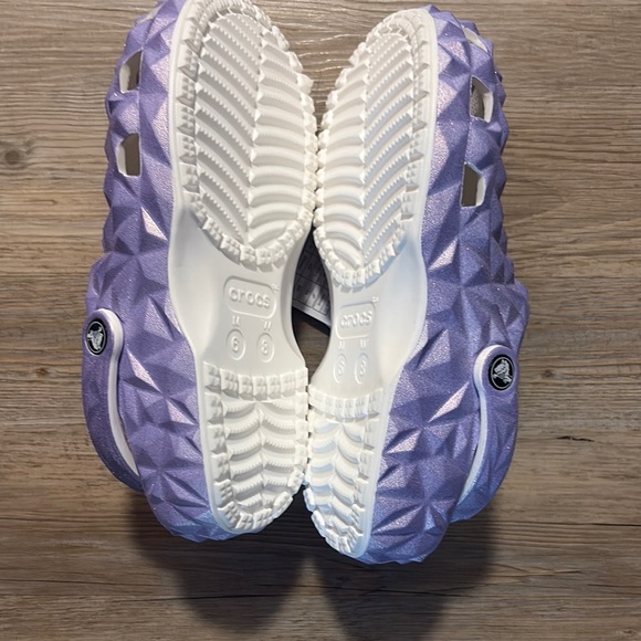 CROCS Women's Purple sparkling Shoes - Picture 5 of 7